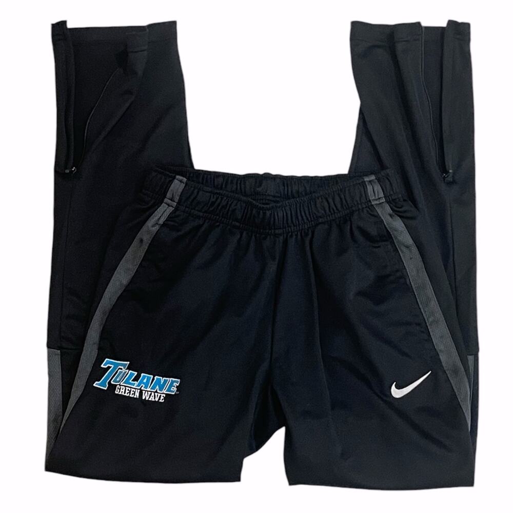 Nike S Tulane Green Wave Team Epic Training Pant Embroidered WarmUp Pockets Mesh